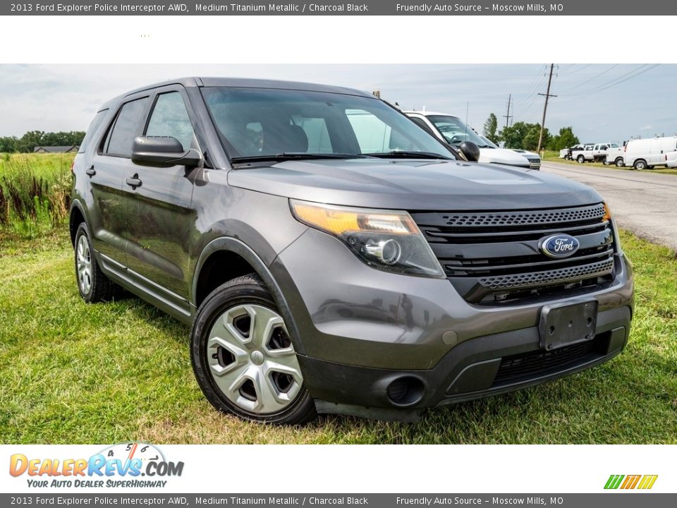 Front 3/4 View of 2013 Ford Explorer Police Interceptor AWD Photo #1
