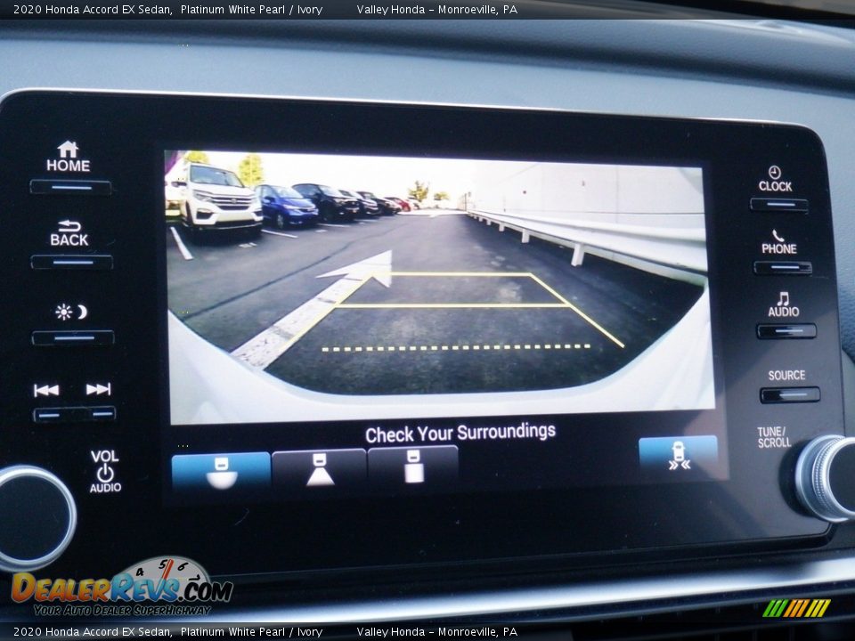 2020 Honda Accord EX Sedan Platinum White Pearl / Ivory Photo #22