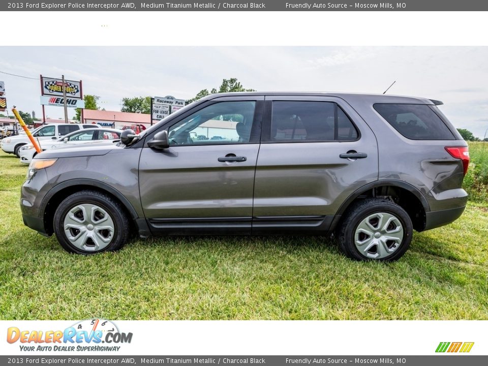 Medium Titanium Metallic 2013 Ford Explorer Police Interceptor AWD Photo #7