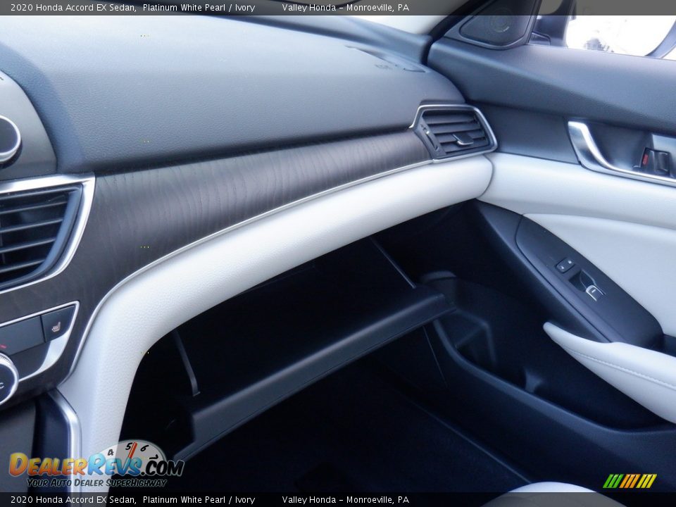 2020 Honda Accord EX Sedan Platinum White Pearl / Ivory Photo #27