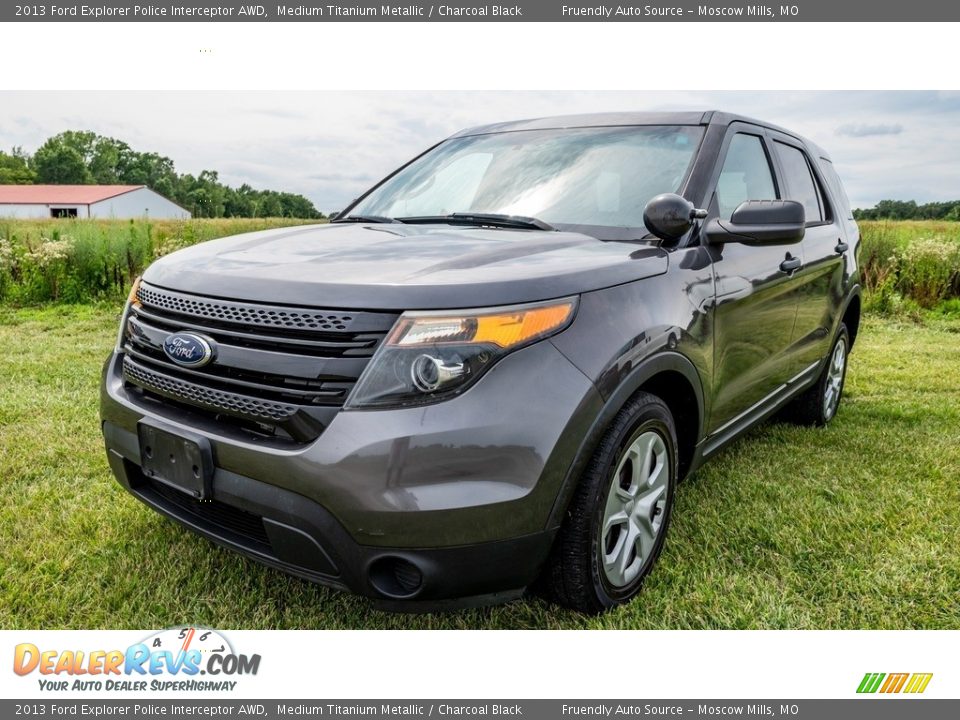 Medium Titanium Metallic 2013 Ford Explorer Police Interceptor AWD Photo #8