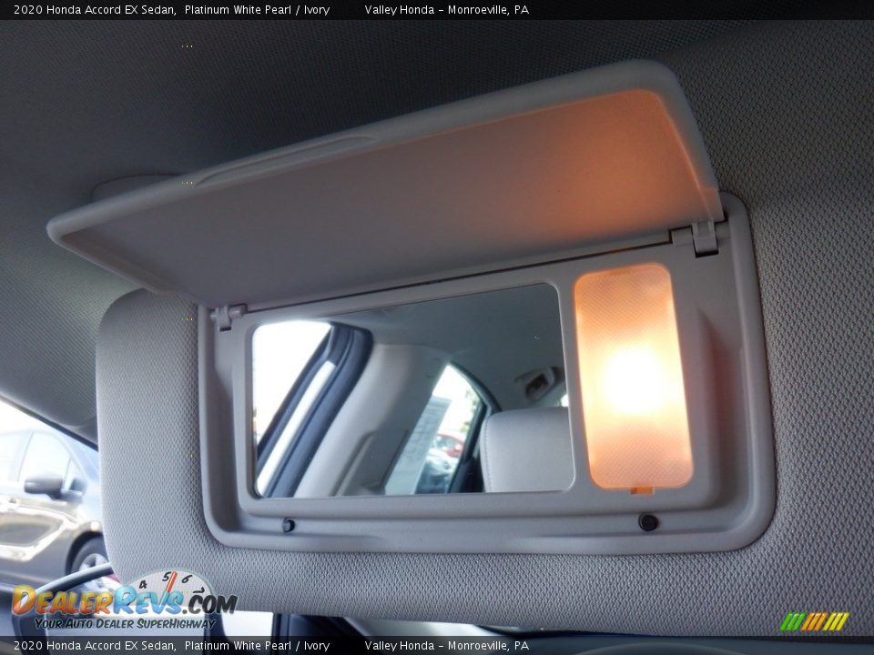 2020 Honda Accord EX Sedan Platinum White Pearl / Ivory Photo #28