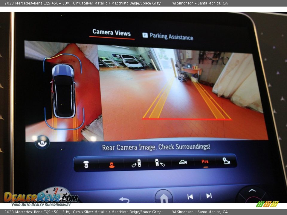 Controls of 2023 Mercedes-Benz EQS 450+ SUV Photo #22