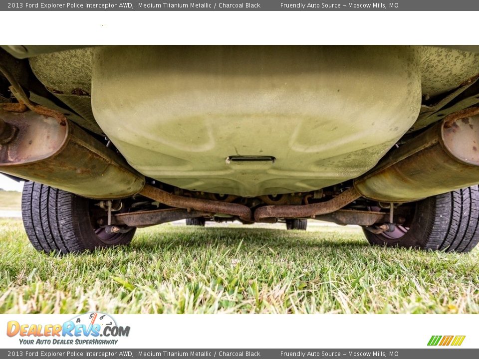 Undercarriage of 2013 Ford Explorer Police Interceptor AWD Photo #13