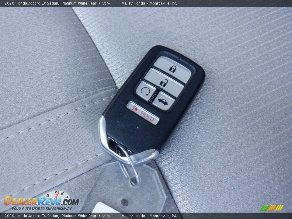 2020 Honda Accord EX Sedan Platinum White Pearl / Ivory Photo #32