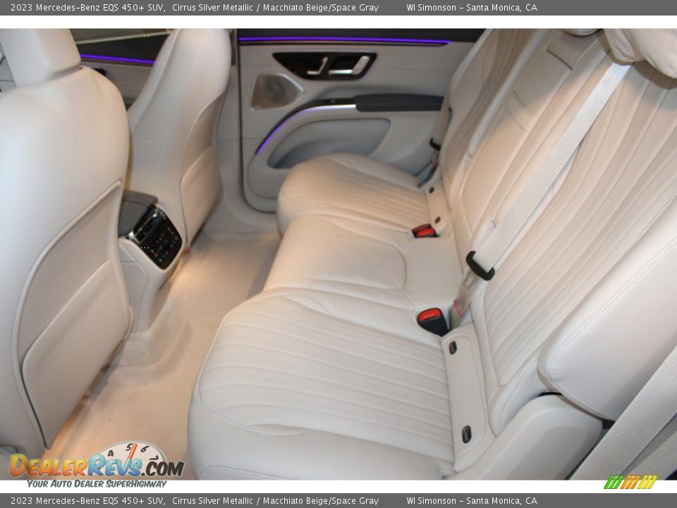 Rear Seat of 2023 Mercedes-Benz EQS 450+ SUV Photo #30