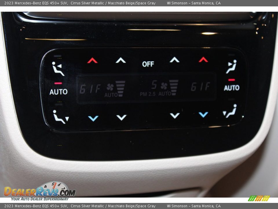 Controls of 2023 Mercedes-Benz EQS 450+ SUV Photo #31
