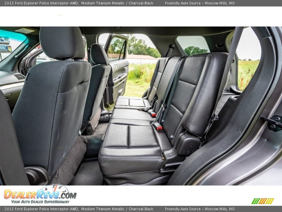 Rear Seat of 2013 Ford Explorer Police Interceptor AWD Photo #20