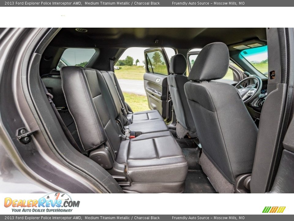 Rear Seat of 2013 Ford Explorer Police Interceptor AWD Photo #22