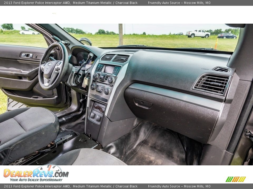 Dashboard of 2013 Ford Explorer Police Interceptor AWD Photo #23
