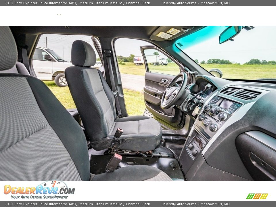 Front Seat of 2013 Ford Explorer Police Interceptor AWD Photo #24