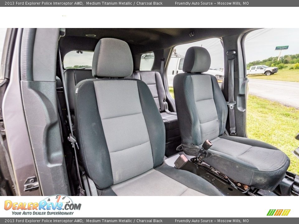 Front Seat of 2013 Ford Explorer Police Interceptor AWD Photo #25