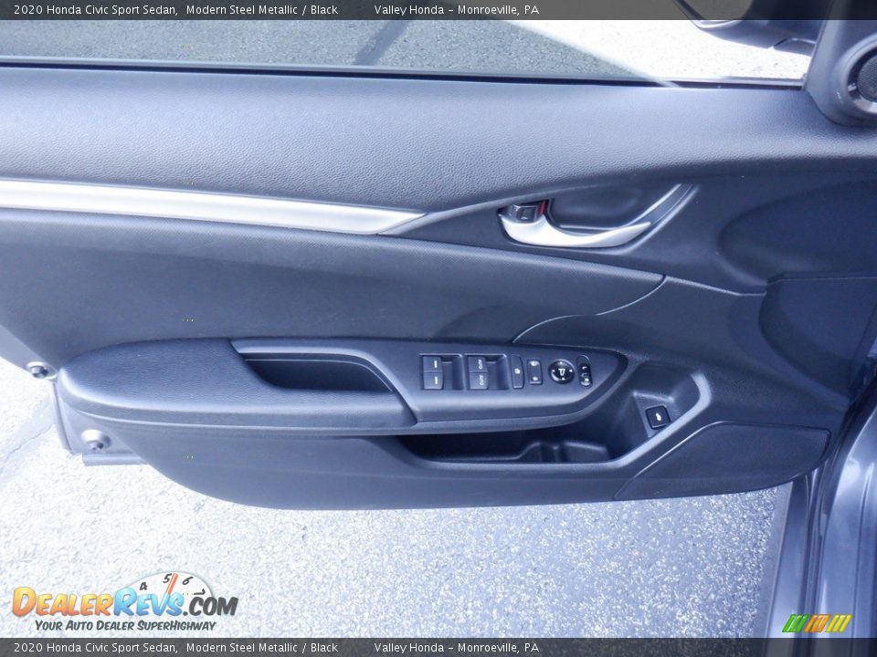 2020 Honda Civic Sport Sedan Modern Steel Metallic / Black Photo #9
