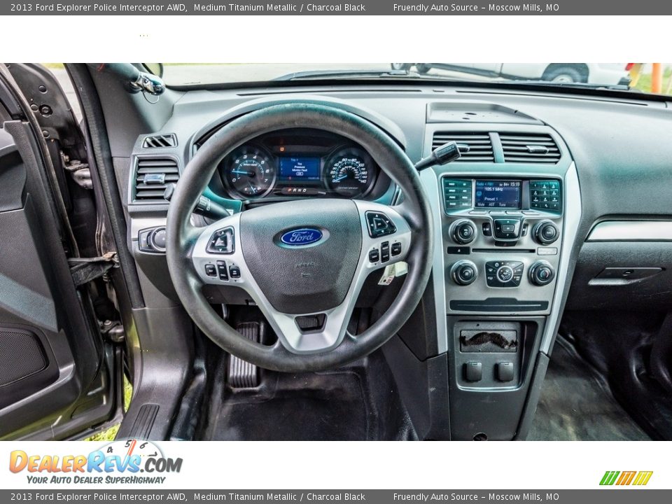 Dashboard of 2013 Ford Explorer Police Interceptor AWD Photo #27