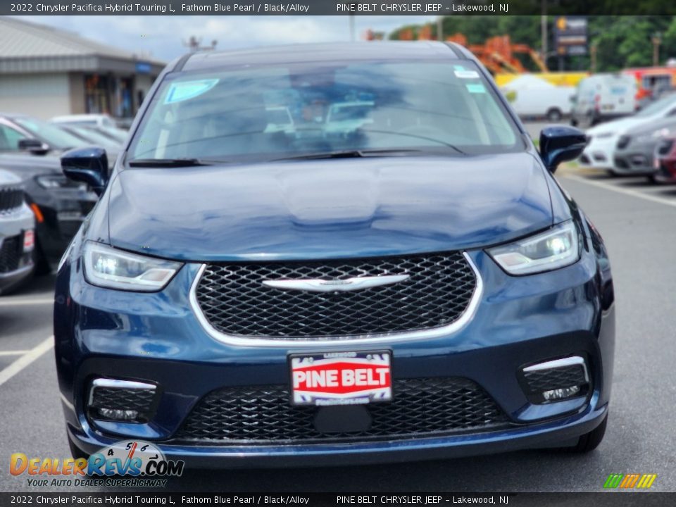 2022 Chrysler Pacifica Hybrid Touring L Fathom Blue Pearl / Black/Alloy Photo #2