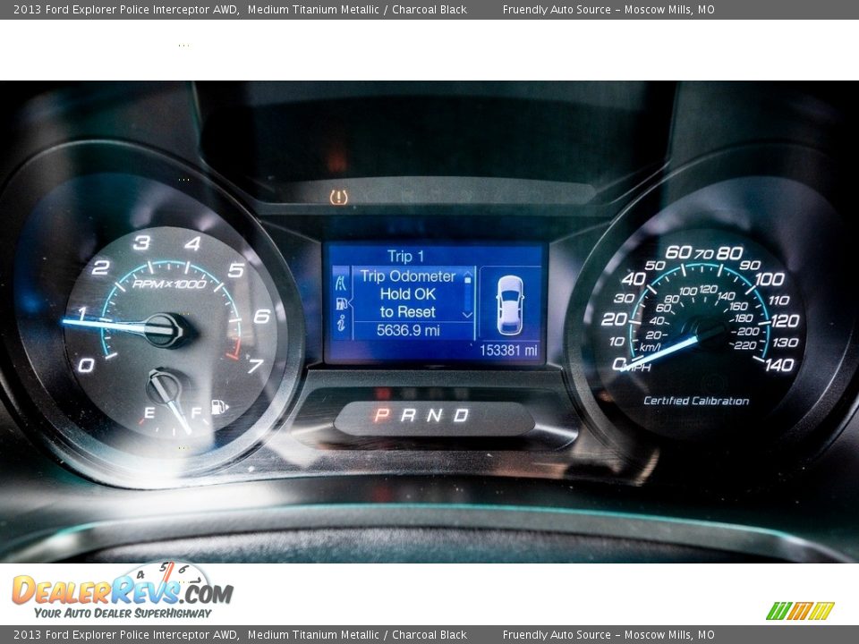 2013 Ford Explorer Police Interceptor AWD Gauges Photo #28