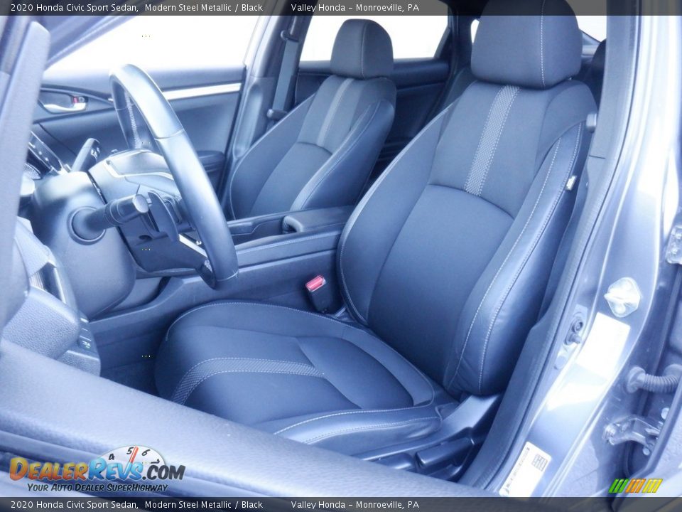 2020 Honda Civic Sport Sedan Modern Steel Metallic / Black Photo #11