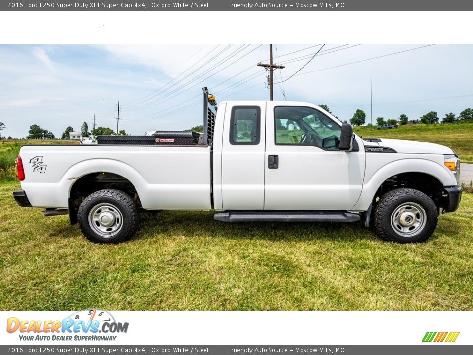 2016 Ford F250 Super Duty XLT Super Cab 4x4 Oxford White / Steel Photo #3