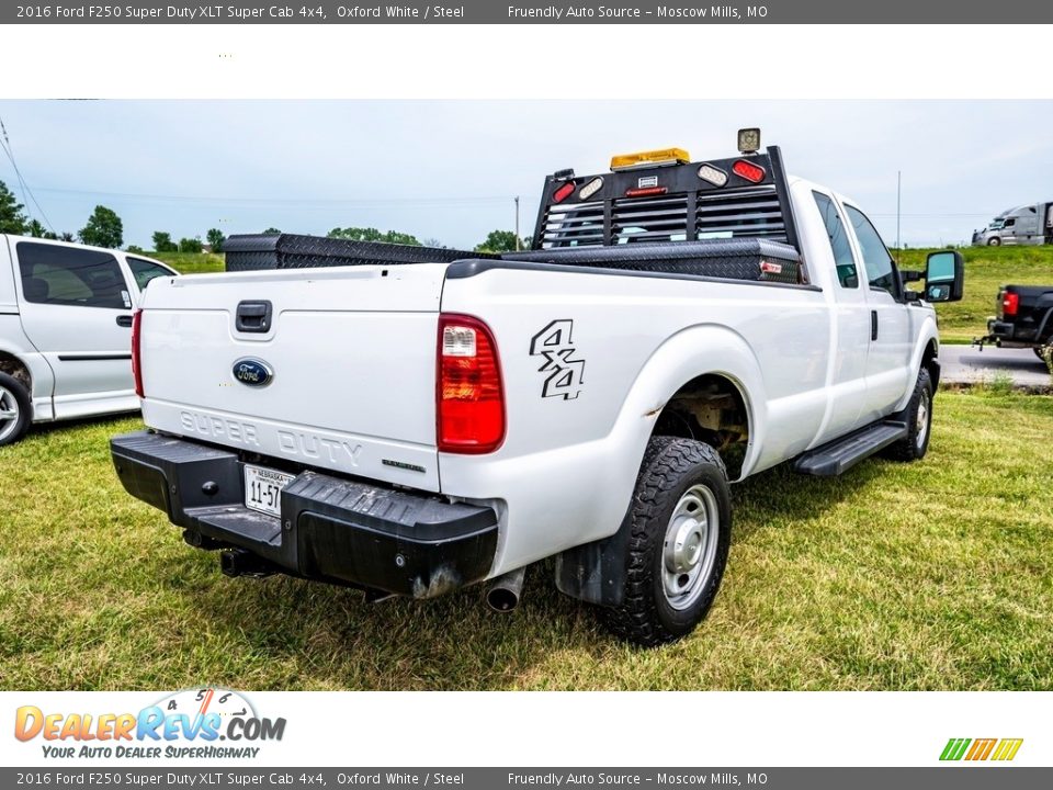 2016 Ford F250 Super Duty XLT Super Cab 4x4 Oxford White / Steel Photo #4