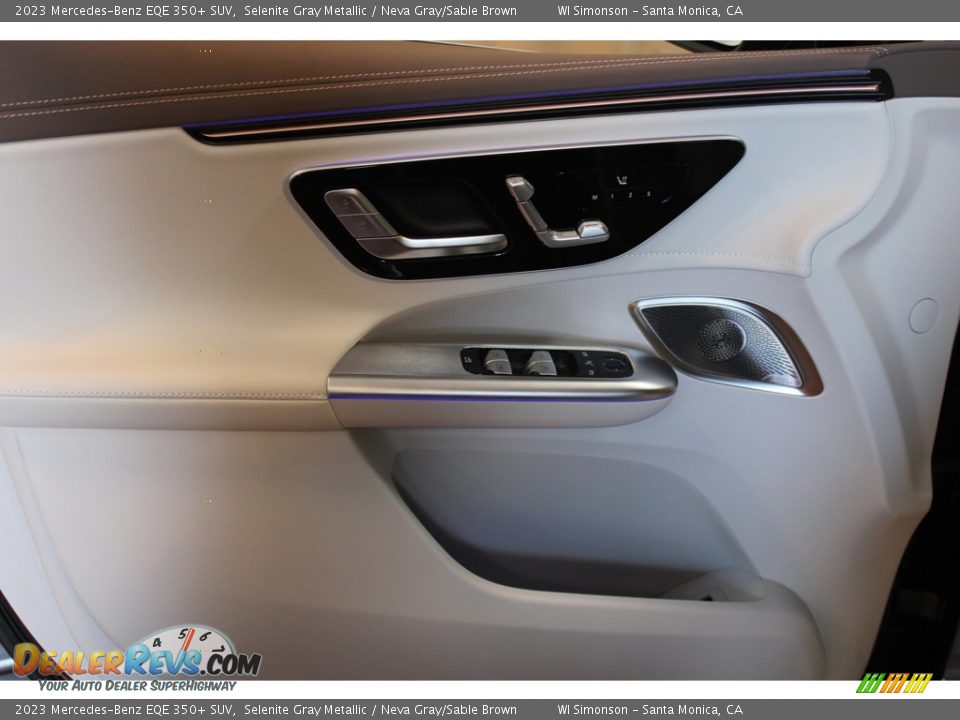 2023 Mercedes-Benz EQE 350+ SUV Selenite Gray Metallic / Neva Gray/Sable Brown Photo #11