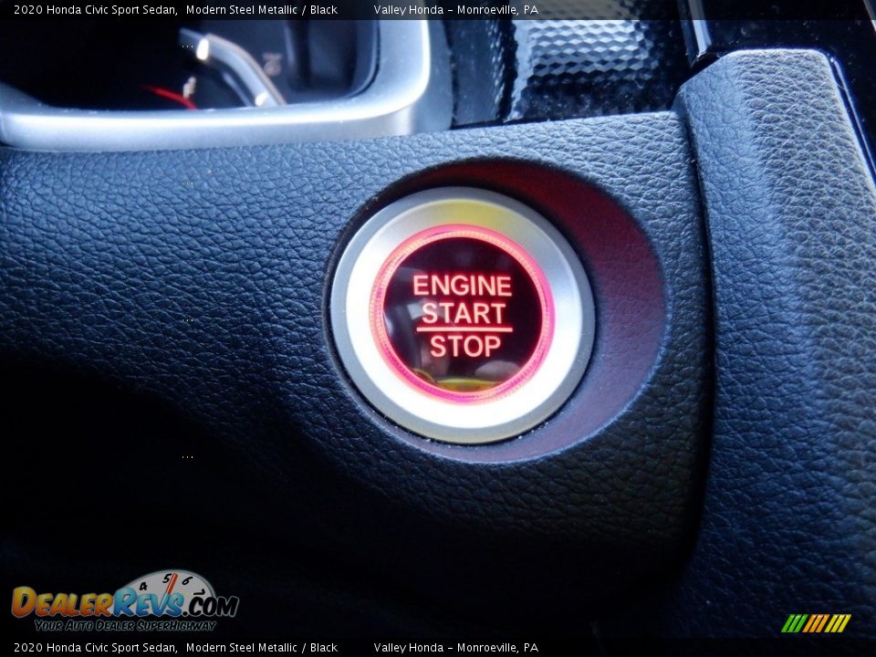 2020 Honda Civic Sport Sedan Modern Steel Metallic / Black Photo #15