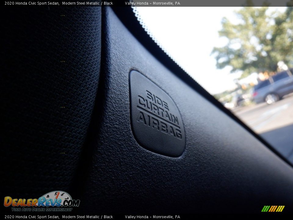 2020 Honda Civic Sport Sedan Modern Steel Metallic / Black Photo #19