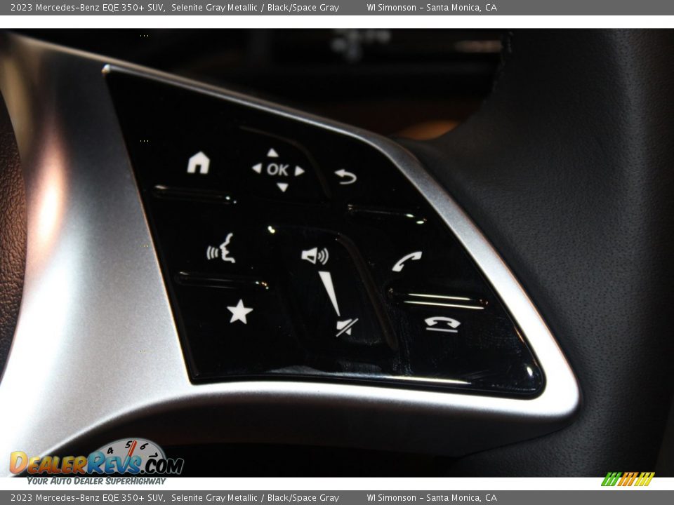 2023 Mercedes-Benz EQE 350+ SUV Selenite Gray Metallic / Black/Space Gray Photo #16