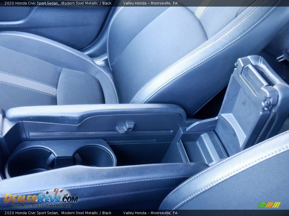 2020 Honda Civic Sport Sedan Modern Steel Metallic / Black Photo #23
