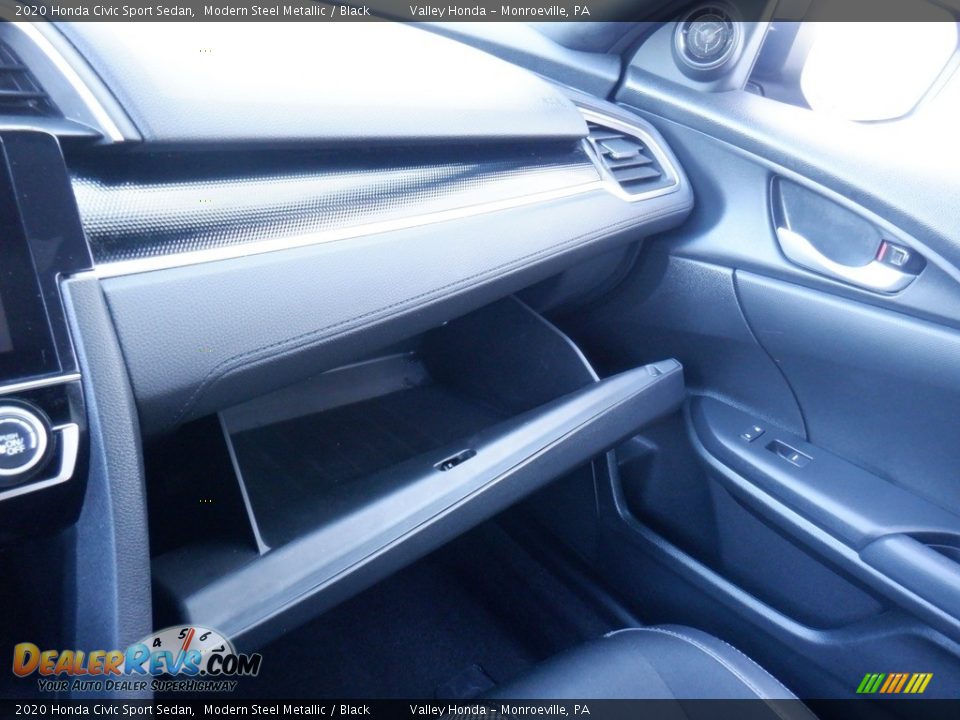 2020 Honda Civic Sport Sedan Modern Steel Metallic / Black Photo #24