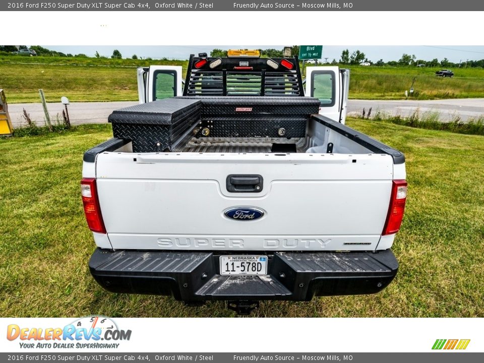 2016 Ford F250 Super Duty XLT Super Cab 4x4 Oxford White / Steel Photo #20