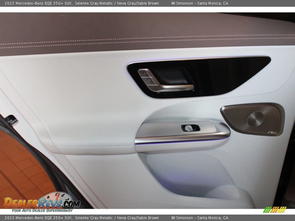 2023 Mercedes-Benz EQE 350+ SUV Selenite Gray Metallic / Neva Gray/Sable Brown Photo #29
