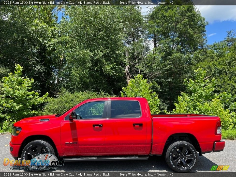 Flame Red 2023 Ram 1500 Big Horn Night Edition Crew Cab 4x4 Photo #1