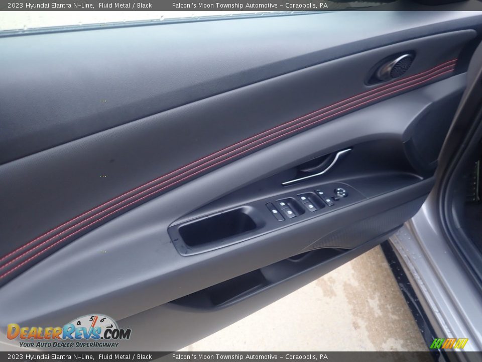 2023 Hyundai Elantra N-Line Fluid Metal / Black Photo #14