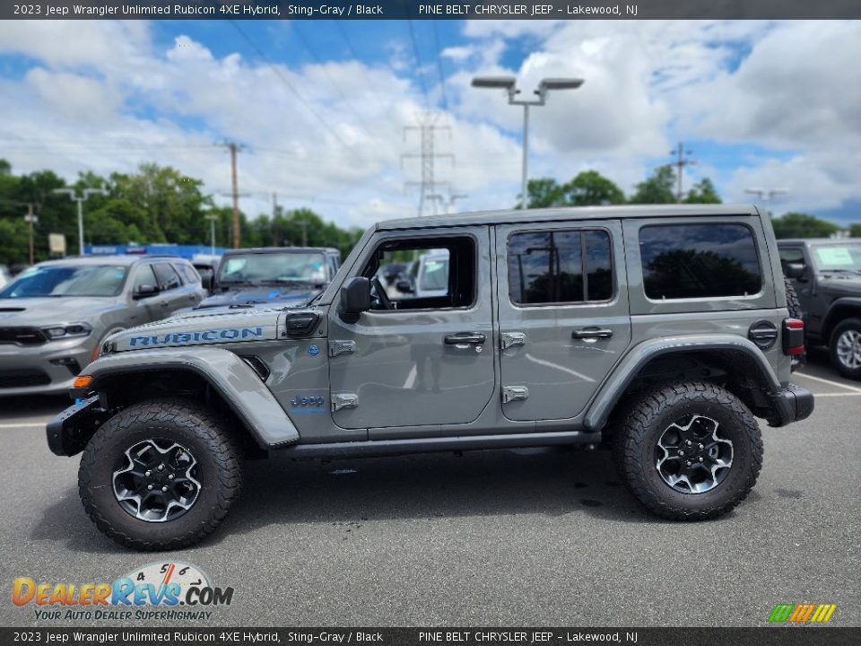 Sting-Gray 2023 Jeep Wrangler Unlimited Rubicon 4XE Hybrid Photo #3