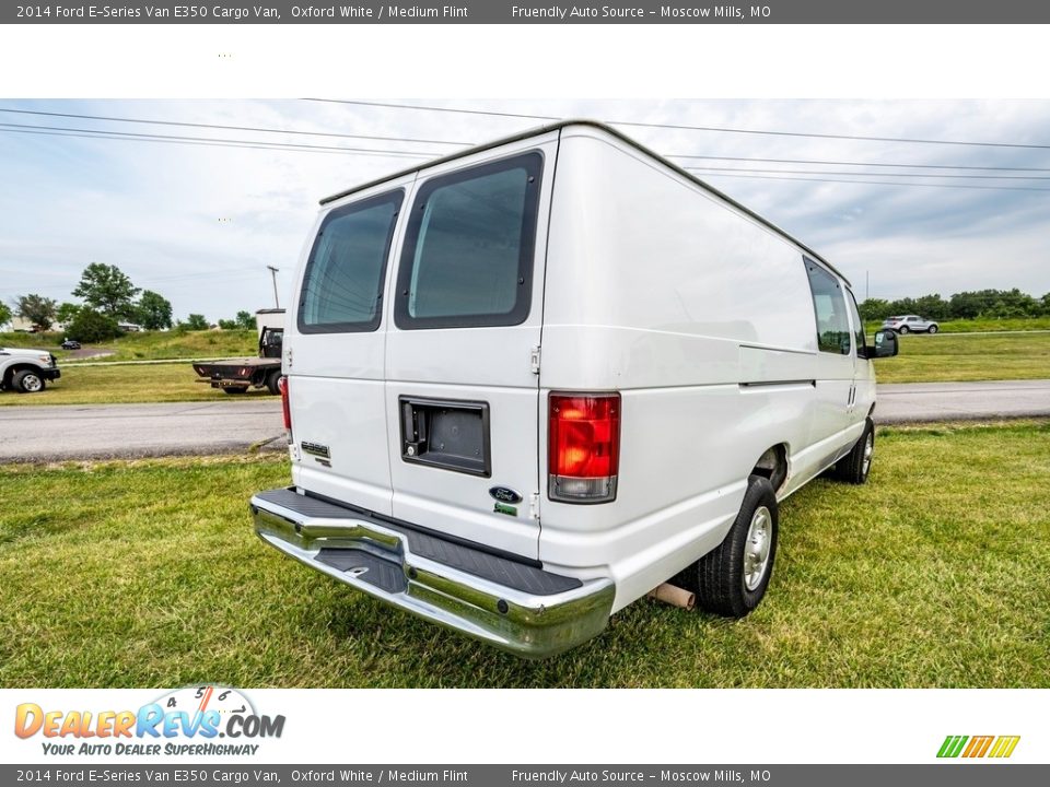 2014 Ford E-Series Van E350 Cargo Van Oxford White / Medium Flint Photo #4