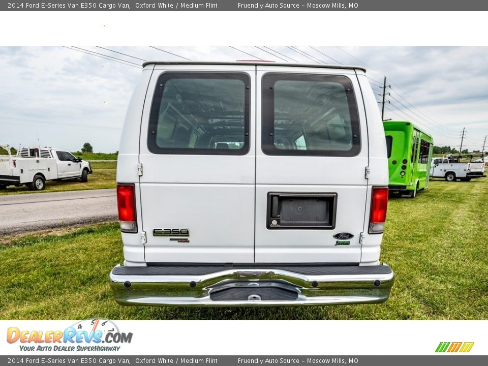 2014 Ford E-Series Van E350 Cargo Van Oxford White / Medium Flint Photo #5
