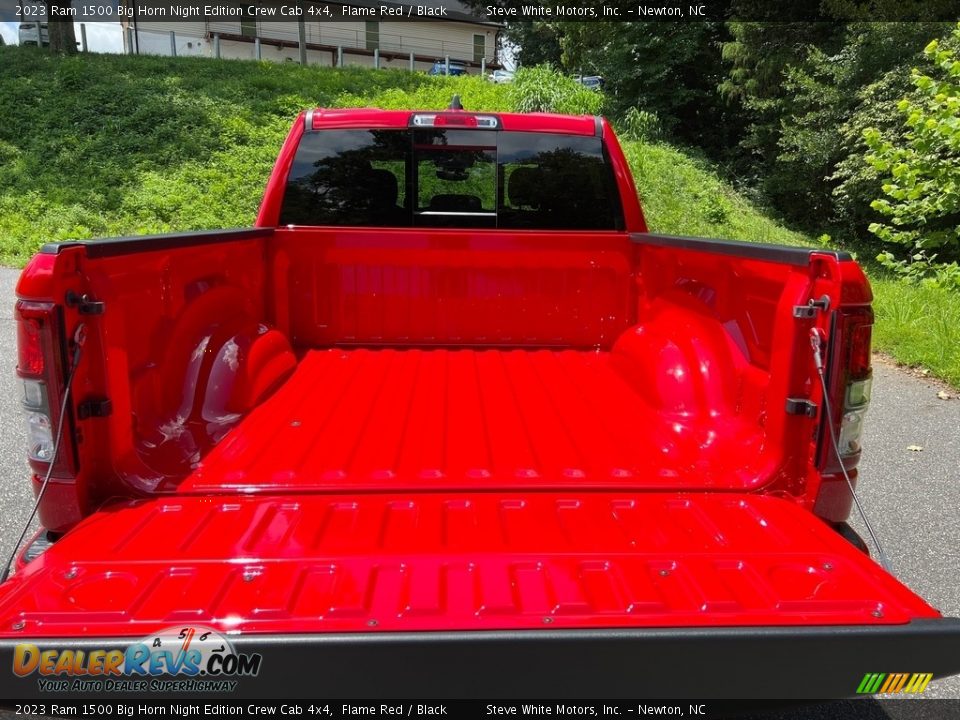 2023 Ram 1500 Big Horn Night Edition Crew Cab 4x4 Flame Red / Black Photo #8