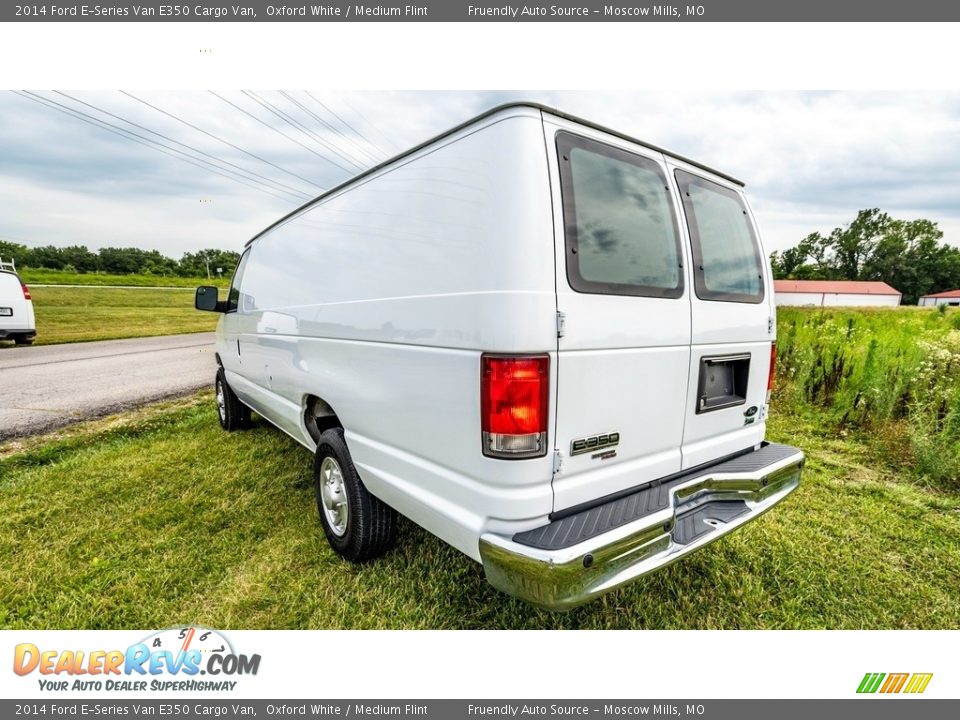 2014 Ford E-Series Van E350 Cargo Van Oxford White / Medium Flint Photo #6
