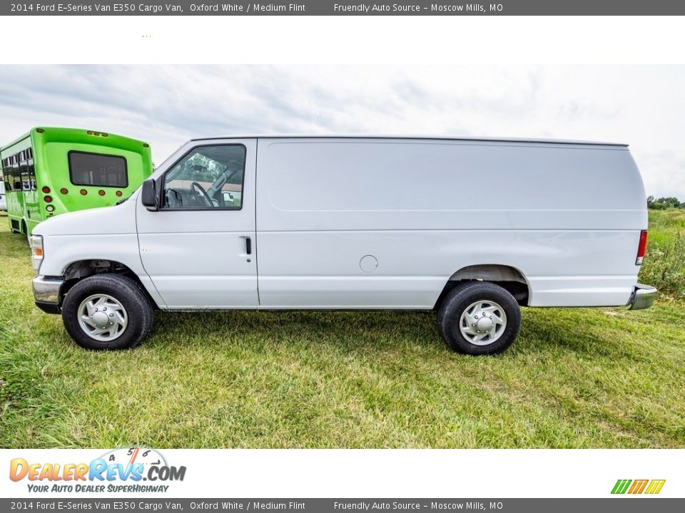 2014 Ford E-Series Van E350 Cargo Van Oxford White / Medium Flint Photo #7