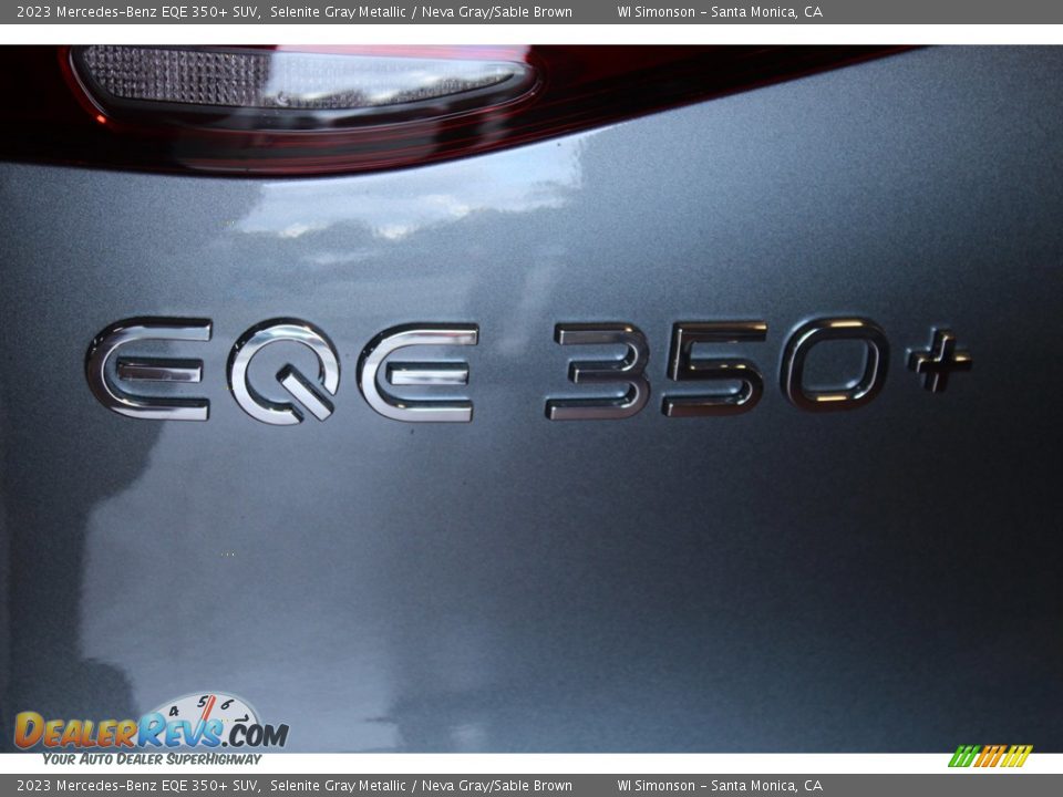 2023 Mercedes-Benz EQE 350+ SUV Selenite Gray Metallic / Neva Gray/Sable Brown Photo #7