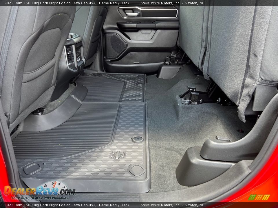 Rear Seat of 2023 Ram 1500 Big Horn Night Edition Crew Cab 4x4 Photo #15