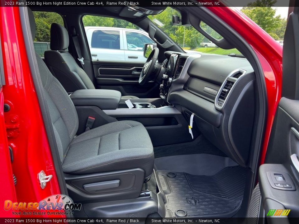 Front Seat of 2023 Ram 1500 Big Horn Night Edition Crew Cab 4x4 Photo #17