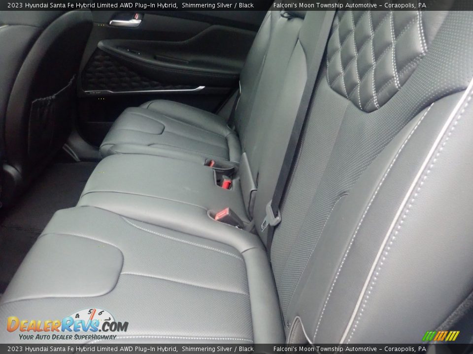 Rear Seat of 2023 Hyundai Santa Fe Hybrid Limited AWD Plug-In Hybrid Photo #12