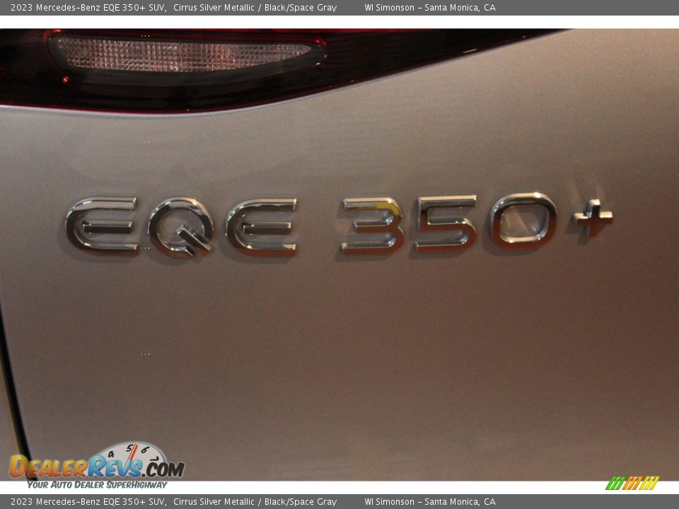 2023 Mercedes-Benz EQE 350+ SUV Cirrus Silver Metallic / Black/Space Gray Photo #7