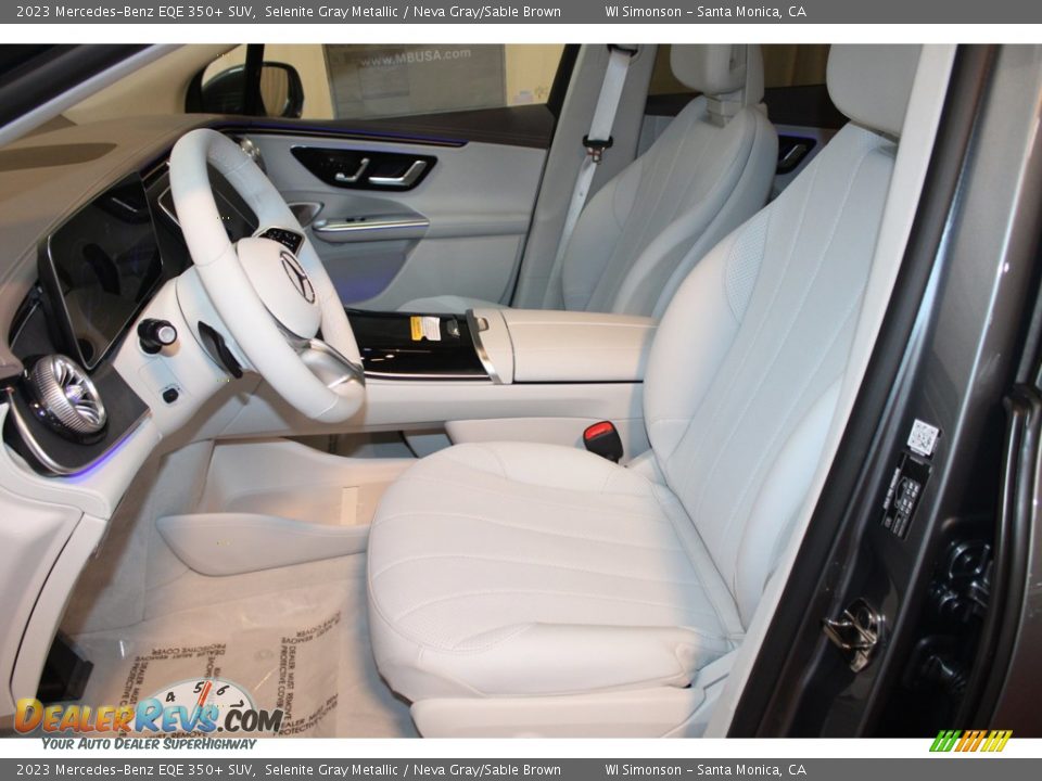 Front Seat of 2023 Mercedes-Benz EQE 350+ SUV Photo #13