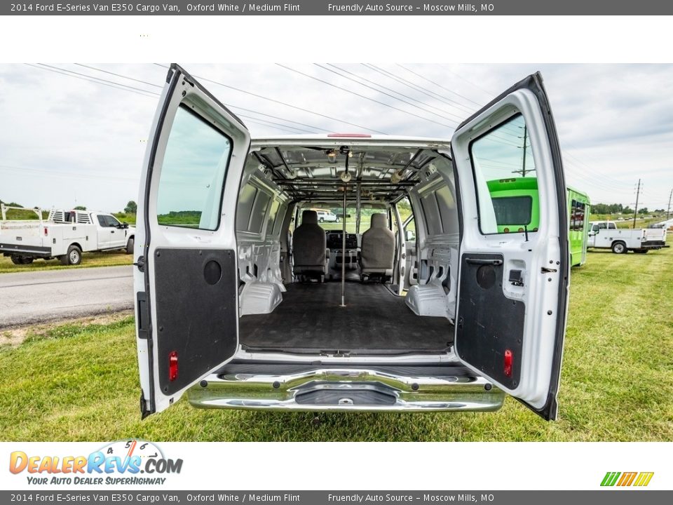 2014 Ford E-Series Van E350 Cargo Van Oxford White / Medium Flint Photo #20
