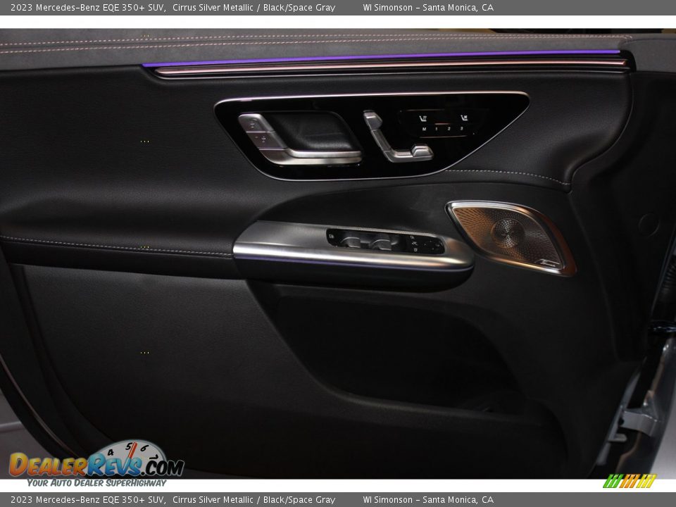 2023 Mercedes-Benz EQE 350+ SUV Cirrus Silver Metallic / Black/Space Gray Photo #11
