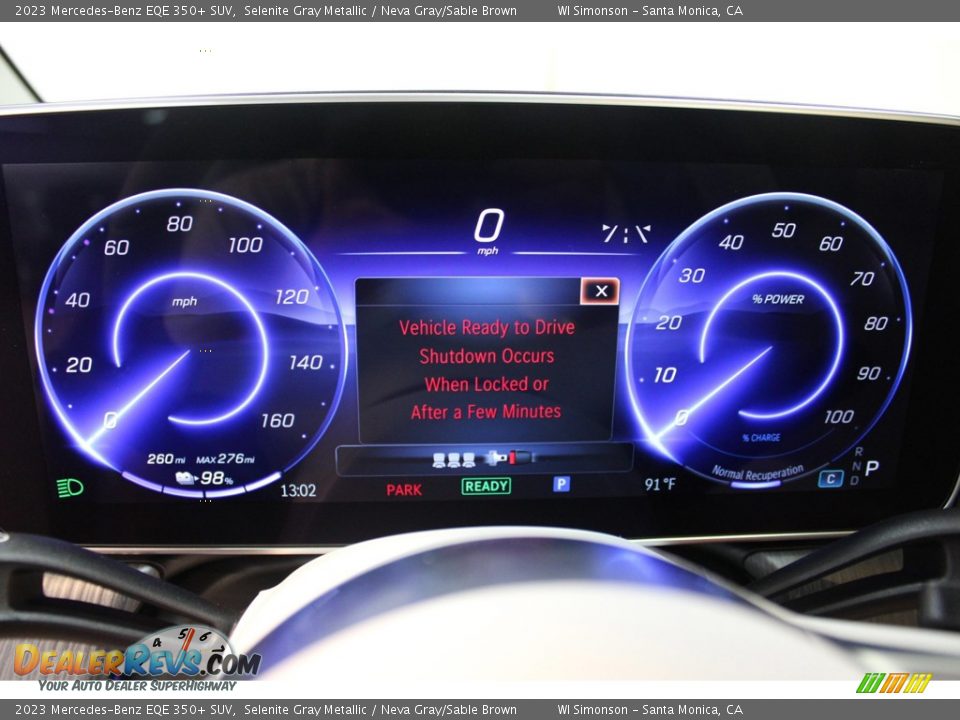 2023 Mercedes-Benz EQE 350+ SUV Gauges Photo #17