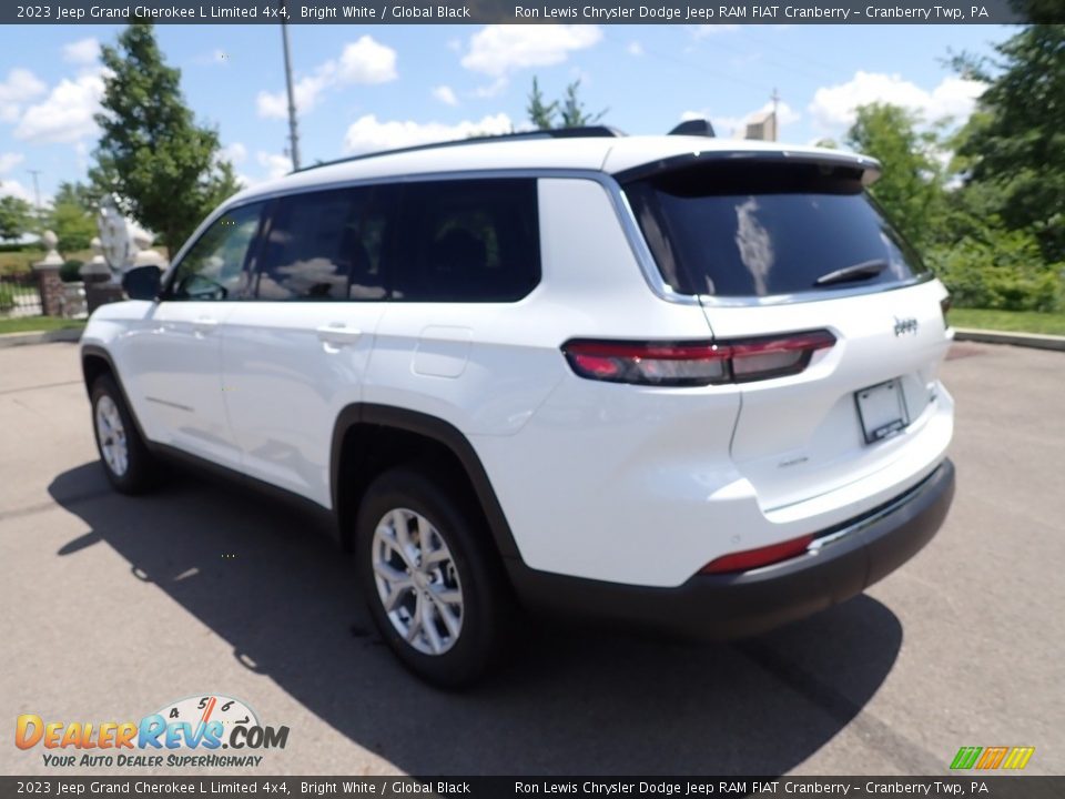 2023 Jeep Grand Cherokee L Limited 4x4 Bright White / Global Black Photo #3