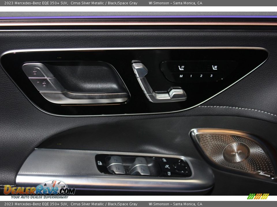 2023 Mercedes-Benz EQE 350+ SUV Cirrus Silver Metallic / Black/Space Gray Photo #12